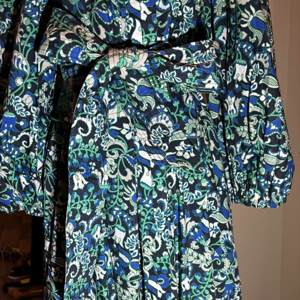 💚 NWT Tuckernuck Lyles Batik Floral Maxi Dress - Size XXL - Picture 11 of 14
